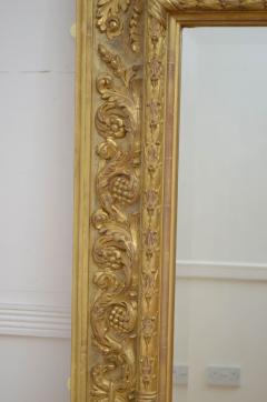 Outstanding 19th Century Giltwood Wall Mirror H161cm - 3287906