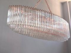 Outstanding Large Oval Shaped Multi Color Triedi Murano Glass Chandelier - 3526746