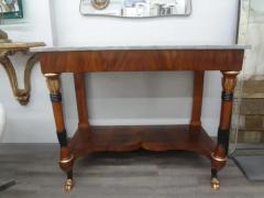 Outstanding Pair of 19th Century Italian Empire Console Tables - 4136557