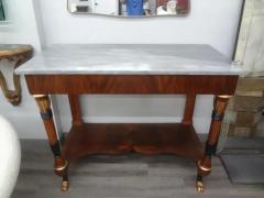 Outstanding Pair of 19th Century Italian Empire Console Tables - 4136580