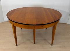 Oval Biedermeier Expandable Table Cherry Wood South Germany circa 1880 - 4747212