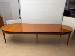 Oval Biedermeier Expandable Table Cherry Wood South Germany circa 1880 - 4747214
