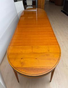 Oval Biedermeier Expandable Table Cherry Wood South Germany circa 1880 - 4747216