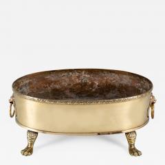 Oval Brass Jardiniere - 1905107