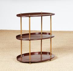 Oval Campaign Etagere - 3913949