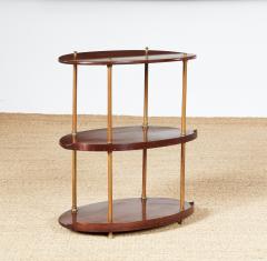Oval Campaign Etagere - 3913953