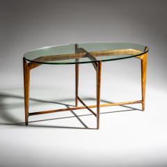 Oval Coffee Table Italy Mid 20th Century - 4547759