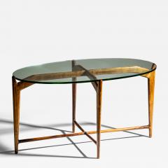 Oval Coffee Table Italy Mid 20th Century - 4547762