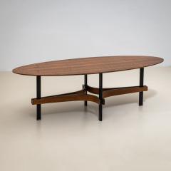 Oval Coffee Tables attributed to Guglielmo Ulrich Italy 1950s - 4435319