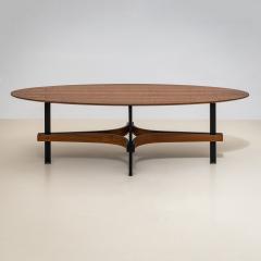 Oval Coffee Tables attributed to Guglielmo Ulrich Italy 1950s - 4435324