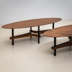 Oval Coffee Tables attributed to Guglielmo Ulrich Italy 1950s - 4435325