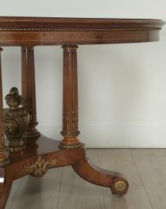 Oval English Victorian Center Table circa 1840 - 4150712