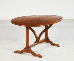 Oval Fruitwood Vineyard Table - 3669143