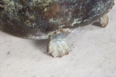Oval Patinated Bronze Footed Georgian Jardiniere - 4737973