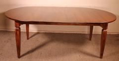 Oval Refectory Table In Walnut 19th Century - 3286820