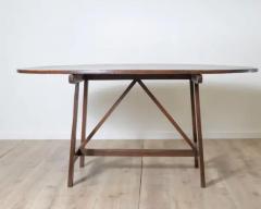 Oval Table In Walnut Wood - 4146773