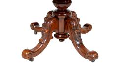 Oval Table Single Pedestal Mahogany Tilt Top England 1850 s - 4748930