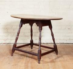 Oval Tavern Table with Tiger Maple Top - 3679719