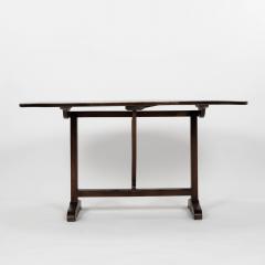 Oval Tilt Top Walnut Table - 4293795