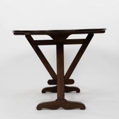 Oval Tilt Top Walnut Table - 4293798