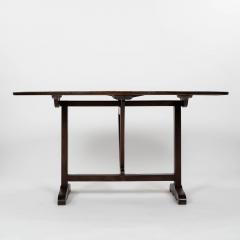 Oval Tilt Top Walnut Table - 4293799