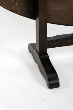 Oval Tilt Top Walnut Table - 4293802