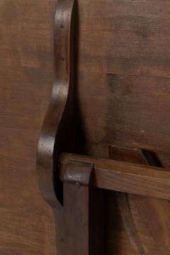 Oval Tilt Top Walnut Table - 4293803