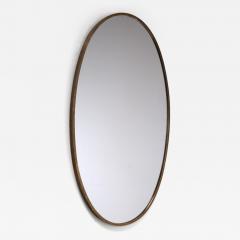 Oval brass wall mirror - 3306945