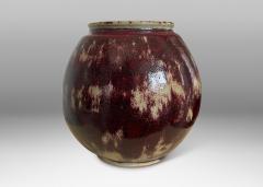 Ove Thornblad Large Organically Modeled Oxblood Glazed Vase by Ove Thornblad - 3707919