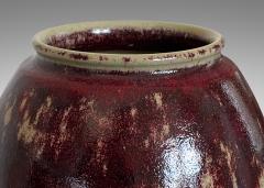 Ove Thornblad Large Organically Modeled Oxblood Glazed Vase by Ove Thornblad - 3707925