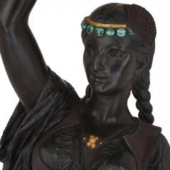 Over life size bronze sculpture of an Orientalist female figure - 2337722