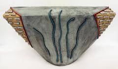 Overscale Whimsical Postmodern Studio Pottery Vase Sculpture by Gail Kendall - 4174675
