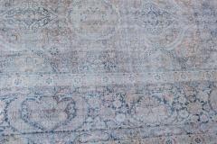 Oversize 19 century Beige Hand Knotted Kerman Rug or Carpet - 4804895
