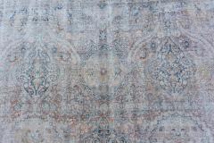 Oversize 19 century Beige Hand Knotted Kerman Rug or Carpet - 4804901