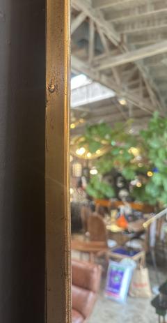 Oversize Italian Vintage Brass Mirror 1950s - 2893383