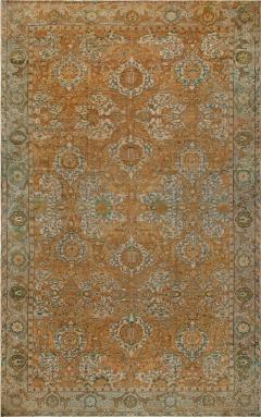 Oversized 19th Century Indian Agra Botanic Hand Knotted Wool Rug - 2461330