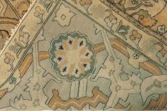 Oversized 19th Century Indian Agra Botanic Hand Knotted Wool Rug - 2461336