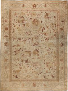 Oversized Antique Indian Amritsar Handmade Wool Rug - 2461179