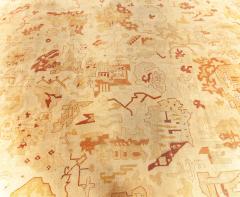 Oversized Antique Indian Amritsar Handmade Wool Rug - 2461181