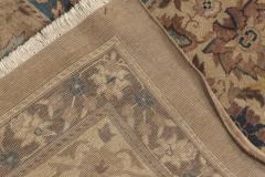 Oversized Antique Indian Botanic Handmade Wool Rug - 2452931