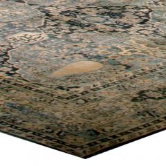 Oversized Antique Indian Botanic Handmade Wool Rug - 2453031