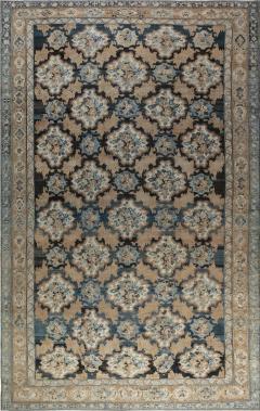 Oversized Antique Persian Bakhtiari Floral Handwoven Wool Rug - 2445627