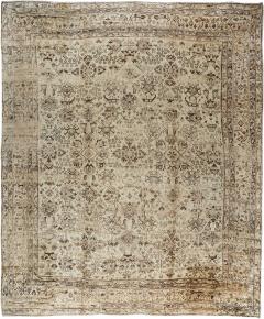 Oversized Antique Turkish Oushak Handmade Wool Rug - 2450323