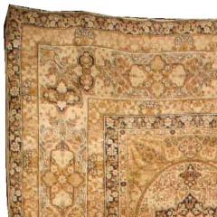 Oversized Authentic 19th Century Persian Kirman Handmade Wool Carpet - 2465322