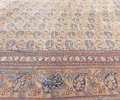 Oversized Authentic 19th Century Persian Meshad Hand Knotted Wool Rug - 2465157