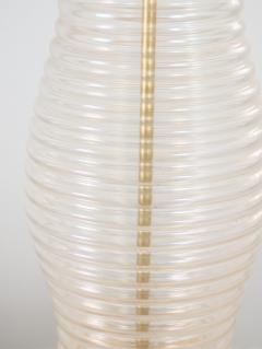 Oversized Glass Brass Table Lamp - 2137860