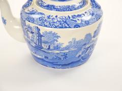 Oversized Italian Blue and White Porcelain Tea or Coffee Pot - 4797042