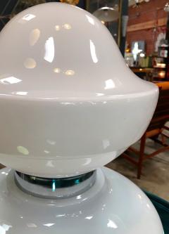 Oversized Italian Opaline Glass Space Age Table Lamp 1960s - 910222