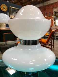 Oversized Italian Opaline Glass Space Age Table Lamp 1960s - 910225