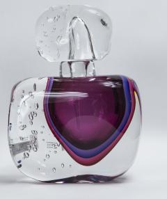 Oversized Murano Blown Amethyst Perfume Bottle Contemporary - 1192095